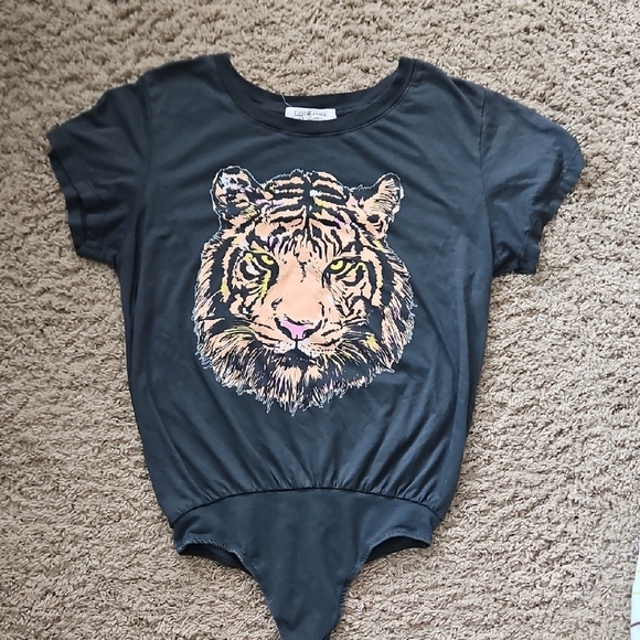 Free People Daydreamer Tiger Tee Bodysuit - Picture 4 of 9